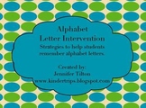 Alphabet Letter Intervention