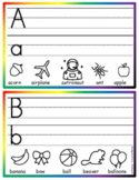 Alphabet Letter Kindergarten Practice Printing Worksheets 