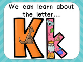 Alphabet Letter Kk PowerPoint Presentation- Letter ID, Sou