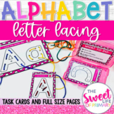 Alphabet Letter Lacing Task Cards