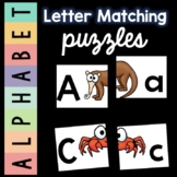 Alphabet Letter Match Puzzle | Kindergarten Literacy Cente