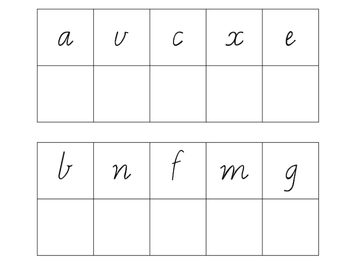 Alphabet Letter Match (Vic Font) by Teacher Tess | TpT