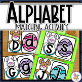 Alphabet Letter Matching Uppercase and Lowercase - EASTER