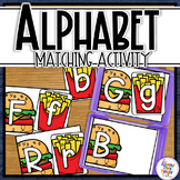 Alphabet Letter Matching Uppercase and Lowercase Task Card