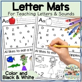 Alphabet Letter Mats for K-1 Letters/Sounds/Formation/Phon