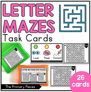 Letter Recognition Task Cards [Task Box]