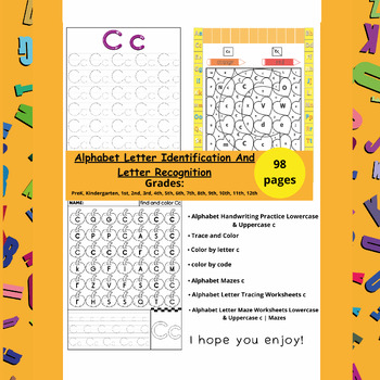 Preview of Alphabet Letter Maze Worksheets A-I Printable Digital