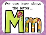 Alphabet Letter Mm PowerPoint Presentation- Letter ID, Sou