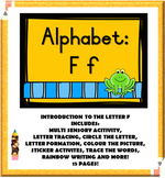 Alphabet Letter Name and Sound- Ff Booklet