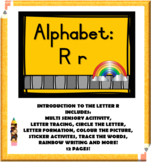 Alphabet Letter Name and Sound Rr Booklet