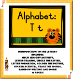 Alphabet Letter Name and Sound Tt Booklet