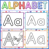 Alphabet Letter Outlines Fine Motor Activities & Crafts | 