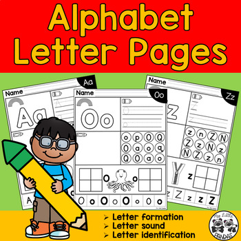 Alphabet Letter Pages for TK/K by My Little Pandas | TPT