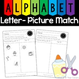 Alphabet Letter - Picture Match Cut and Paste