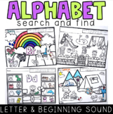 Alphabet Letter & Picture Search & Finds-Letter Id-Beginni