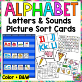 Alphabet Letter Picture Sorting Sounds & Phonics Sort Cards