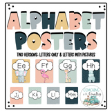 Alphabet Letter Posters (Two Versions)