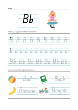 Alphabet Letter Practice by harneet virk | TPT