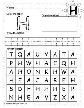 Alphabet Letter Practice Pages with Primary Lines by The Connett Connection
