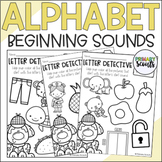 Alphabet Letter Practice Worksheets (Beginning Sounds) Dis