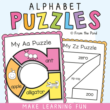 Preview of Alphabet  Letter Puzzles