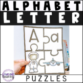 Alphabet Lower & Uppercase Matching Puzzles - Alphabet Let