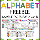 Alphabet Letter Recognition & Beginning Sounds Worksheets 