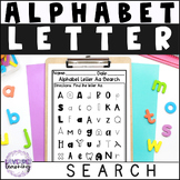 Alphabet Hunt - Letter Search Worksheets - Uppercase and L