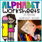 Alphabet Worksheets - Printable