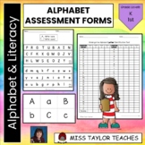 Alphabet Letters and Sounds Assessment Forms - Data - Prog