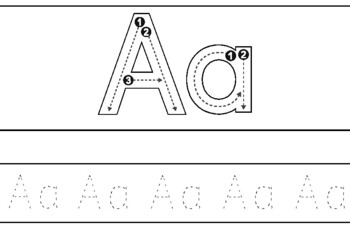 Preview of Alphabet Letter Recognition and Tracing