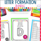 Letter Formation Practice Sheets and Poems - Bundle - Alph