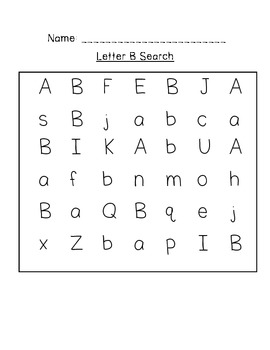 alphabet letter searches by mrs blakemore teachers pay teachers