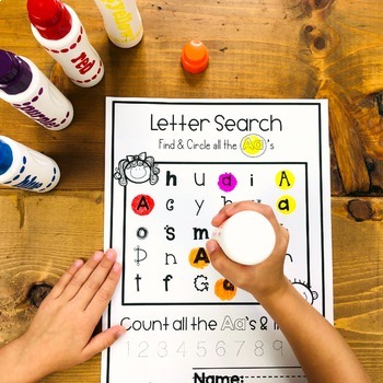 Alphabet Letter Search by Proud to be Primary | Teachers Pay Teachers