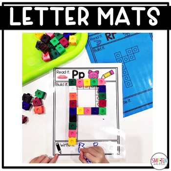 Alphabet Letter Snap Cube Building Mats Activities Preschool, PreK ...