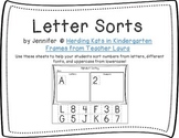 Alphabet Letter Sorting Sheets