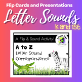 Alphabet Letter Sound Flip Cards + Digital Show {PowerPoin