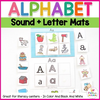 Preview of Alphabet Beginning Sounds Sort - Letters + Sounds
