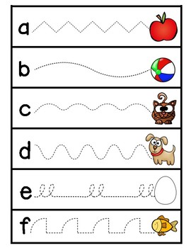 Alphabet Letter/Sound Tracers by Kindertales | TPT