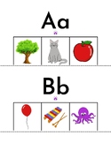 Alphabet Letter Sounds Clip Cards!