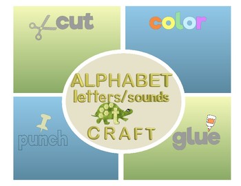 Preview of Alphabet Letter/Sounds Craft