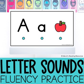 Preview of Alphabet Activities Letter Sounds Digital Resource Beginning Sounds Slides