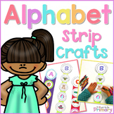 Alphabet Letter Sounds Strip Crafts - Literacy Center - Sm