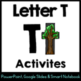 Alphabet -- Letter T SMARTboard Activities (Smart Board)