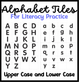 Alphabet Letter Tiles | Upper Case and Lower Case Letters