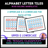 Alphabet Letter Tiles (Red Vowels/BlueConsonants) *Now Inc