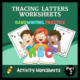 Alphabet Letter Trace Worksheets, A To  Z