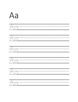 Alphabet Letter Tracing by Shanawaaz Londt | TPT