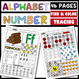 Alphabet Letter Tracing A-Z | Number Recognition & writing