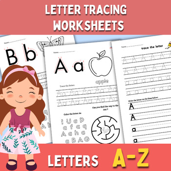 Alphabet Letter Tracing / Activities/ Worksheets/ Printables for ...